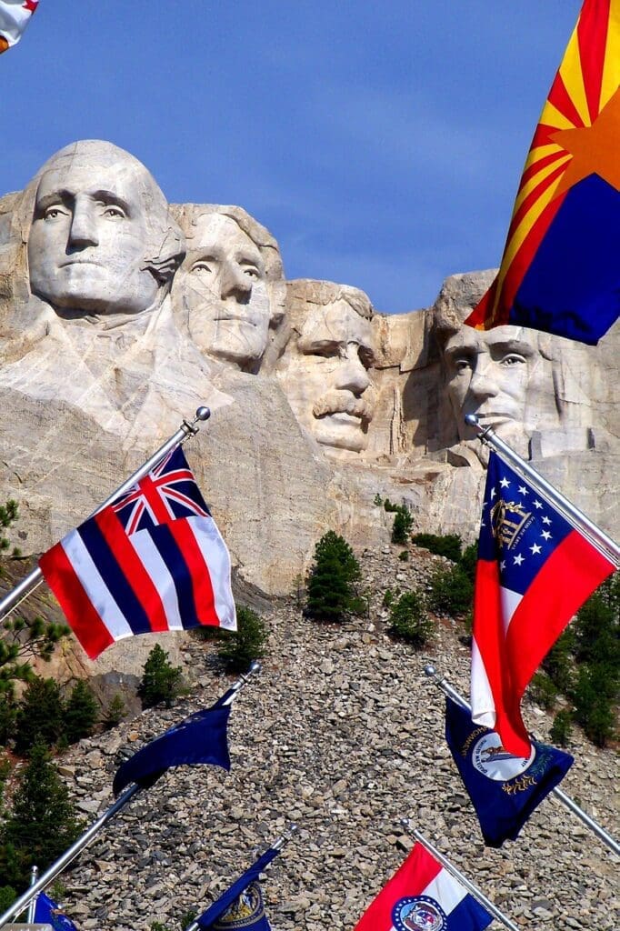 mount rushmore flags south dakota 1185410jpg