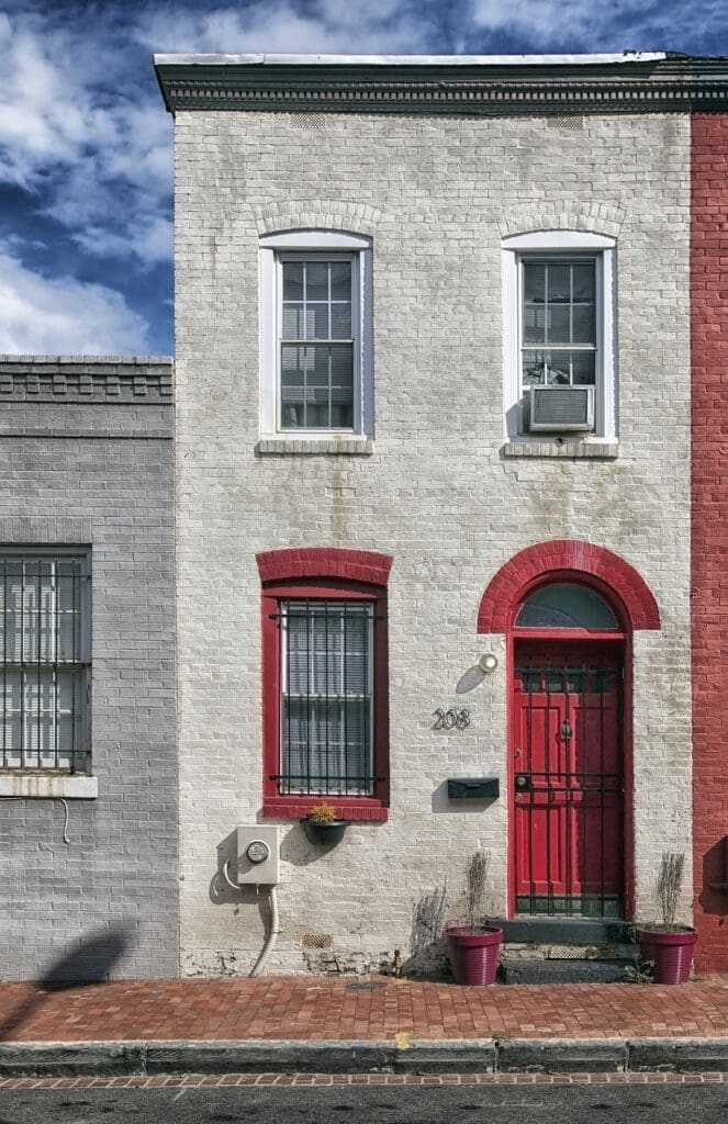 row house washington d c city 227556jpg