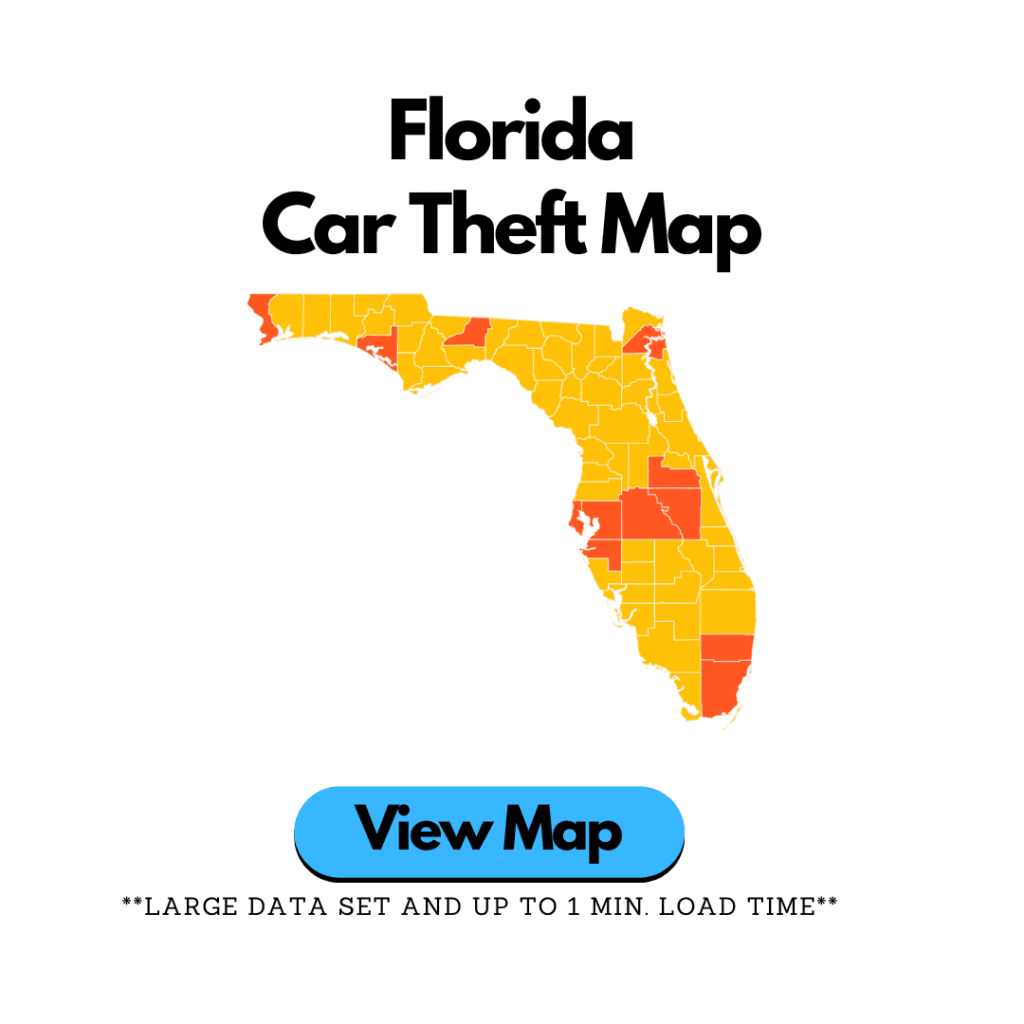 See the interactive Florida car theft map with county by county data