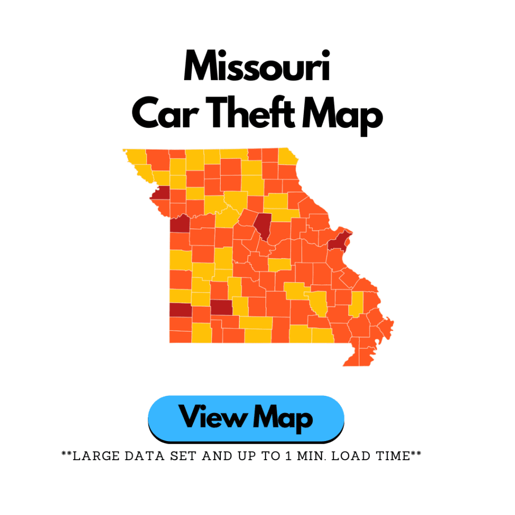 Missouri Car Theft Data Map